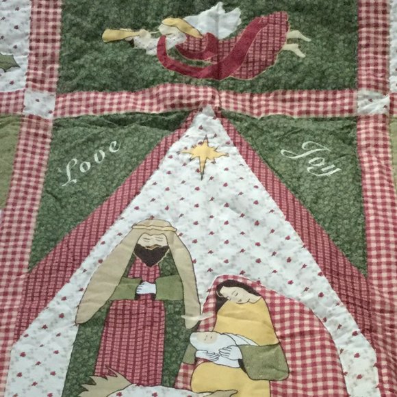 Nativity Tale Quilted Blanket NCU0TH1981